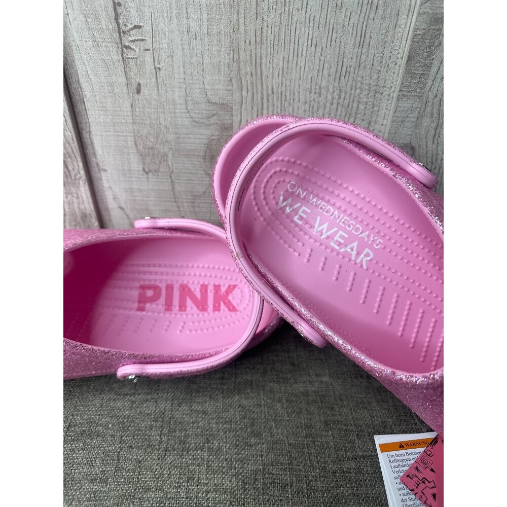 RESERVED for glitterqueen1901 Bundle of 4 Crocs Mean Girls Pink Glitter Clogs - Picture 8 of 13